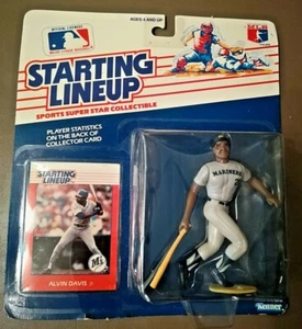Alvin Davis 1988 Baseball Starting Lineup Figure Mariners w/ Player Card Sealed - Picture 1 of 4