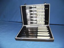  Joseph Rodger & Sons  Antique Cutlery Knife & Fork Set Boxed.