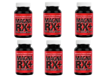 6 píldoras Magna RX+ originales para mejorar la virilidad masculina y el rendimiento Foto 1 de 4