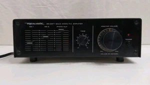 RADIO SHACK REALISTIC Public Address Amplifier MPA 35A 35 Watts Vintage Tested - Picture 1 of 7
