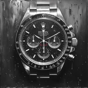 ⌚ Rolex Watch Art 🖼️ | 24x24"| Museum Giclée Print 🎨 | ✍️ 1/25 | COA 🧾 | V81 - Picture 1 of 7
