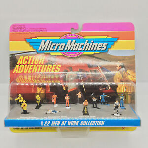 MICRO MACHINES ACTION ADVENTURES #22 MEN AT WORK COLLECTION (1993) GALOOB