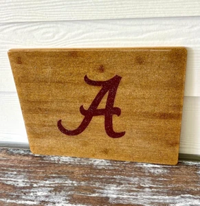 GRANDE Alabama Roll Tide Tabla de Cortar Resina Madera Charcutería Queso Regalo Cocina - Imagen 1 de 4