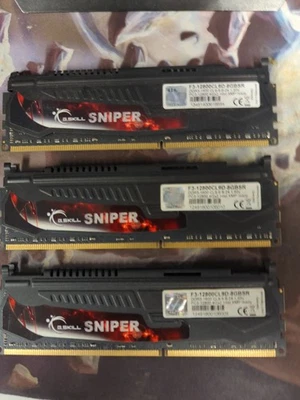 G. Skill Sniper 4GB DDR3-1600MHZ PC3-12800 1.5V F3-12800CL9D-8GBSR - Image 1 of 4