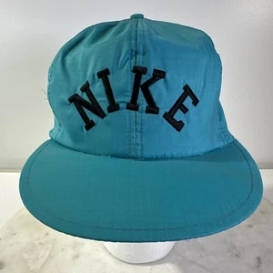 VTG Nike Spellout Blue Nylon SnapBack Hat Clean Pin Included - Picture 1 of 13