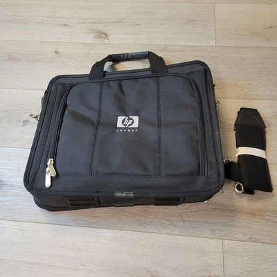 惠普 INVENT 公文包 便携式电脑包 电脑包 黑色 尼龙 邮差包 带表带 — 第 1/4 张图片