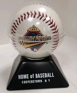 Fotoball 1997 World Series Champion Marlins & Indians Baseball Cooperstown Case - Picture 1 of 5