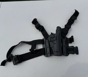 Blackhawk SERPA Tactical Drop-Leg Holster with Platform – Right Hand (Beretta 9) - Picture 1 of 4