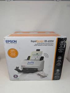 Epson RapidReceipt RR-600W Wireless Desktop Receipt & Document Scanner - Picture 1 of 7