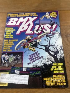 April 1987 Bmx Plus Magazine Old School Vintage - Picture 1 of 10