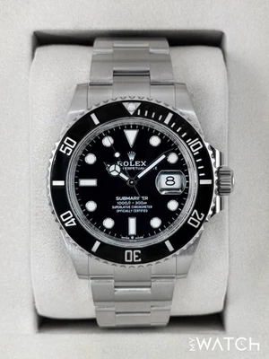 Новый 2025 Rolex Submariner 41 мм 126610LN из нержавеющей стали черный циферблат (STICKERED) - Изображение 1 из 4