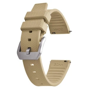 20 mm 22 mm Fluor FKM Kautschuk Uhrenarmband - Schnellverschluss Ersatz Tauchen... - Bild 1 von 6