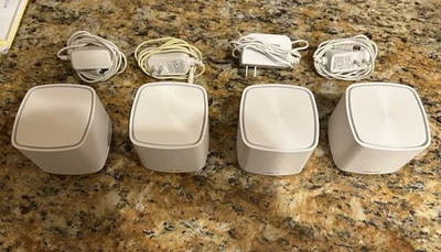 Four ASUS ZenWiFi XD5 AX3000 Mesh WiFi 6 System, 2400 sq ft, Dual-Band, AiMesh - Image 1 of 4