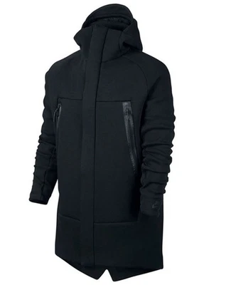 Nike Tech флис изолированная парка Куртка Пальто черный 805142 010 мужчин XXL 2XL - Изображение 1 из 4