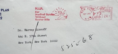 Cubierta de medidor médico de EE. UU. (91) + 1977 HIP = servicio médico sin anuncio de facturas médicas Foto 1 de 3