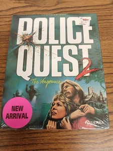 Police Quest 2: The Vengeance (Sierra, 1988) NEW ARRIVAL SEALED MINT!⭐⭐⭐⭐⭐ - Picture 1 of 15