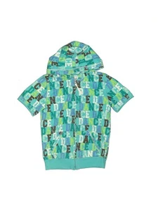 SO Wear It Declare It. Girls Green Zip Up Hoodie 8 - Picture 1 of 2