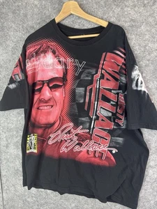 Vintage Rusty Wallace Tshirt Mens 2XL Chase Authentics Nascar Racing Y2K AOP - Picture 1 of 9