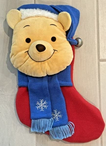 Vtg Rare HTF Disney 2000s Winnie The Pooh Hoop Retail Store Christmas Stocking - Picture 1 of 8