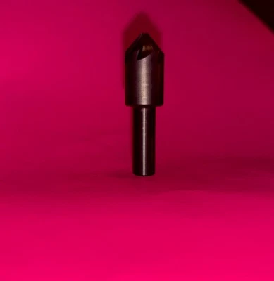 Hertel 5/8" Head Diam, 3/8" Shank, 6 Flute 82 degree HS Steel Countersink  - Image 1 of 4