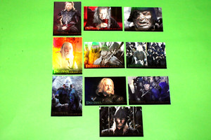 2003 LORD OF THE RINGS RETURN OF THE KING INSERT PRISMATIC 10 CARD SET