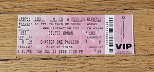 Celtic Woman Concert Ticket Stub July 11 2006 Charter One Pavilion Full Ticket - Picture 1 of 2