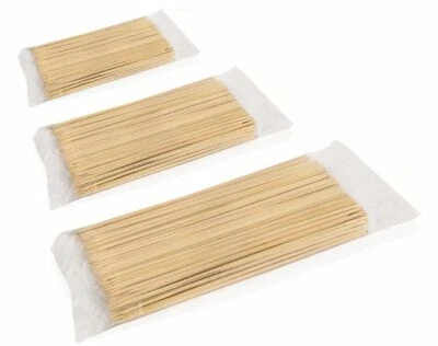 TAMLED Bambusstäbe 15+20+25cm Schaschlikstäbe Bambus 750 Stück