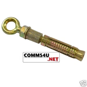 BULLONE DROPWIRE TELEFONO ESPANSIONE 1A SCUDO ANCORAGGIO RAWL M6 OCCHIELLI 12mm - Foto 1 di 1