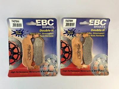 EBC BRAKE PADS FA275HH 2 PACKS OF DOUBLE H SINTERED BRAKE PADS - Image 1 of 4