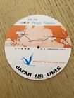 RARE 1955 Japan Airlines Air Lines JAL Currency Conversion Intl Time Wheel Chart