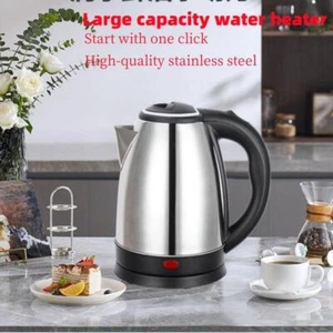 304 Stainless Steel Electric Kettle Portable 2l Coffee Pot Electric Water Heater - Picture 1 of 26