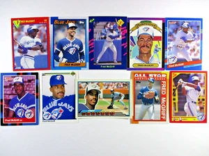 Lote de 10 tarjetas de béisbol Fred McGriff - Toronto Blue Jays 1B de colección - Lote #56 - Imagen 1 de 7