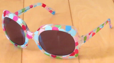 Очки солнцезащитные Gymboree BURST OF SPRING для девочек размер 4-UP акварельные точечные многоцветные - Изображение 1 из 4