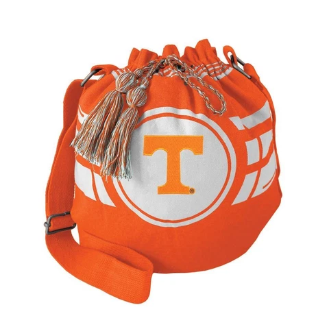 Tennessee Volunteers Ripple Drawstring Bucket Style Bag [NEW] NCAA Backpack Cover
