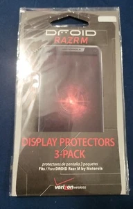 Motorola Droid RAZR M Display Protectors 3-Pack - Picture 1 of 2