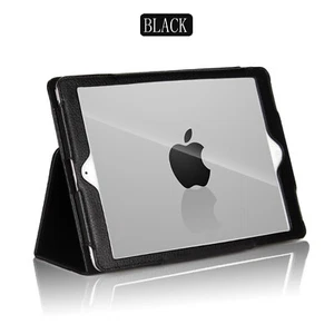 BLACK FLIP LEATHER CASE COVER FOR APPLE IPAD AIR 4TH 5TH GENERATION 10.9 INCH - Picture 1 of 4