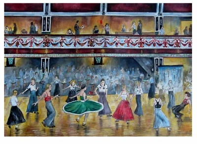 NORTHERN SOUL ART Northern Soul; Wigan Casino; "I Go to Pieces"; A Signed Limited Edition A3 print