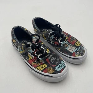VANS ERA Star Wars Classic Repeat Shoes Youth 11.5 Black Sneakers May The Force - Picture 1 of 13