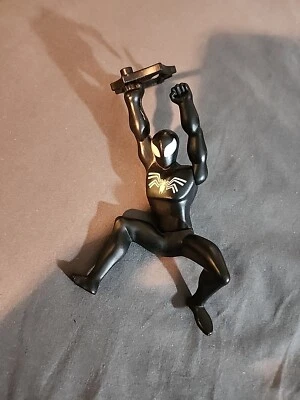 Figura de acción Marvel McDonald’s Black Spider-man 2009 cuerda aprox. 5" Foto 1 de 2