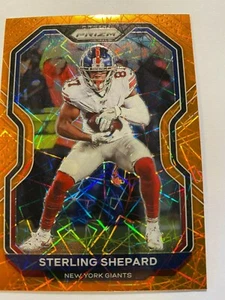 Prizm Football Orange Lazer Sterling Shepard Giants 2020 - Imagen 1 de 1