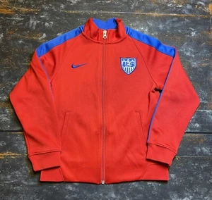 Nike US USA National Soccer Team Track Jacket Kids Size S - Picture 1 of 3