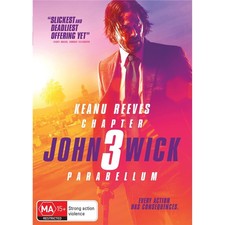 John Wick Chapter 3: Parabellum  - (DVD, 2019) NEW -RELEASE DATE 18.9.19