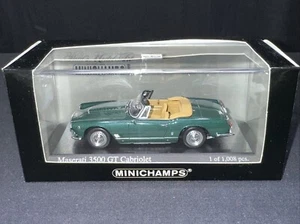 Minichamps 400 123234 Maserati 3500GT Vignale Spider 1:43 Green 1961 Diecast Car - Picture 1 of 24