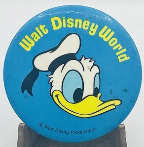 Insignia prendedor vintage de Walt Disney World Walt Disney Productions DONALD DUCK - Imagen 1 de 7