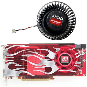 Ersatz Grafikkarte Lüfter Fan für AMD ATI Radeon HD3870 2900 Kühler Cooling Fan - Afbeelding 1 van 12