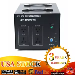 8000W/10000W Voltage Converter Transformer Step Up Step Down 110V to/from 220V - Picture 1 of 33
