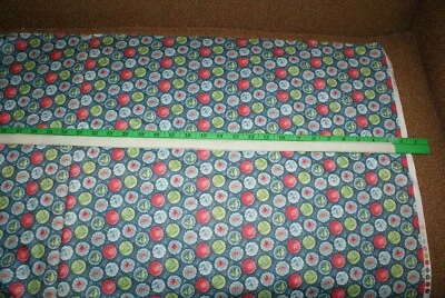 Wisdom Garden Blue by Aunrie Nan Spectrix Cotton Sewing Quilting Fabric BTY 42 W - Image 1 of 2