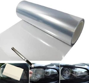 12 by 48 Inches Self Adhesive Headlight, Tail Lights, Fog Lights Tint Vinyl Film - Picture 1 of 5