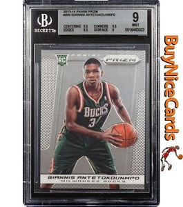 2013 Giannis Antetokounmpo Panini Prizm RC Rookie #290 BGS 9 Mint - Bild 1 von 4