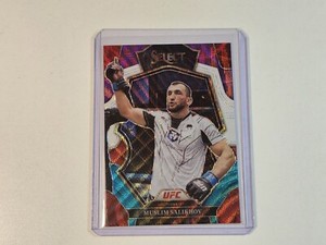 Muslim Salikhov 2023 Panini UFC Select Tri Color Wave Prizm Hobby Exclusive